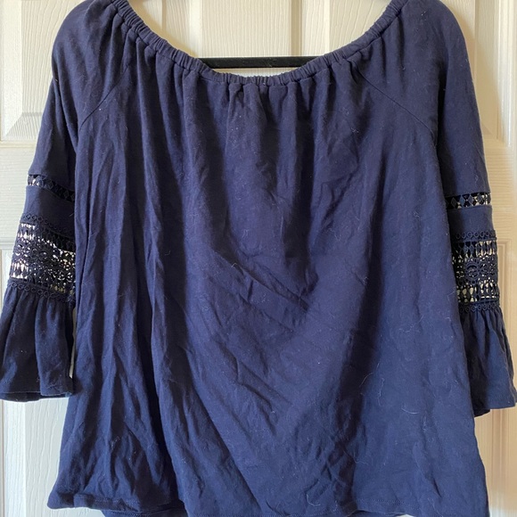 LOFT off the shoulder blouse - Picture 3 of 4